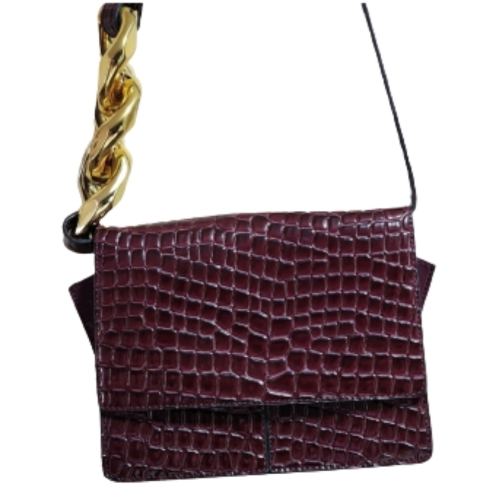 CALL it spring crossbody handbag color burgundy